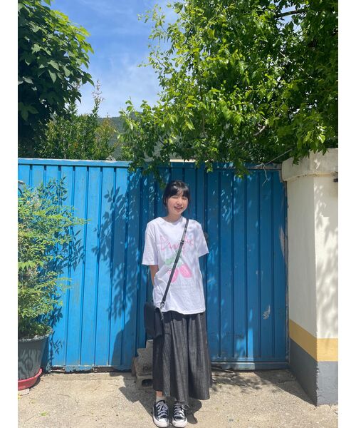 PHYSICAL DEPARTMENT(フィジカル デパートメント)の「ストロベリー半袖Tシャツ_ホワイト/ピンク(Tシャツ/カットソー・レディース・その他・LARGE/MEDIUM/X-LARGE/SMALL)」の15枚目の写真