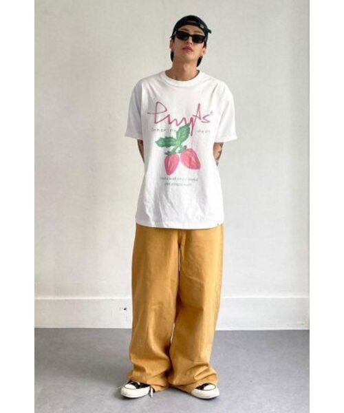 PHYSICAL DEPARTMENT(フィジカル デパートメント)の「ストロベリー半袖Tシャツ_ホワイト/ピンク(Tシャツ/カットソー・レディース・その他・LARGE/MEDIUM/X-LARGE/SMALL)」の20枚目の写真