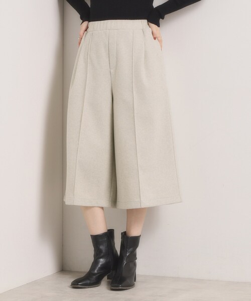 ITS'DEMO（イッツデモ）の「【洗濯機OK】カットメルトンキュロット（その他パンツ・レディース・ライトグレー/チャコールグレー/ライトベージュ・00）」の22枚目の写真