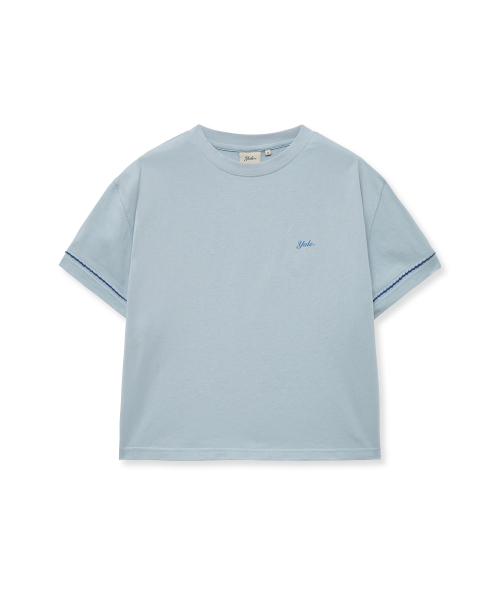 YALE(イェール)の「ウィメンズステッチポイントTシャツ_ブルーグレー(Tシャツ/カットソー・レディース・その他・SMALL/MEDIUM)」の7枚目の写真