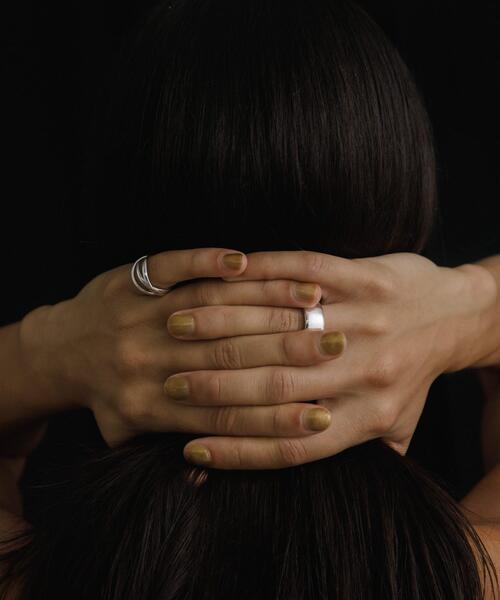URBAN RESEARCH（アーバンリサーチ）の「decor『デコール』　Three ring（リング・レディース・シルバー・11）」の2枚目の写真