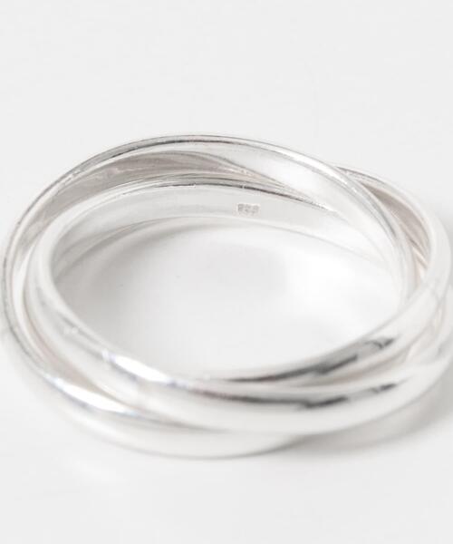 URBAN RESEARCH（アーバンリサーチ）の「decor『デコール』　Three ring（リング・レディース・シルバー・11）」の4枚目の写真