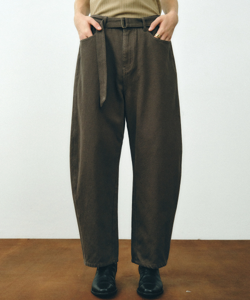 NOIRER(ノイア)の「コットンウィップコードウォッシュドカーブドパンツ(グレー)(その他パンツ・メンズ・その他・48/50/52)」の1枚目の写真