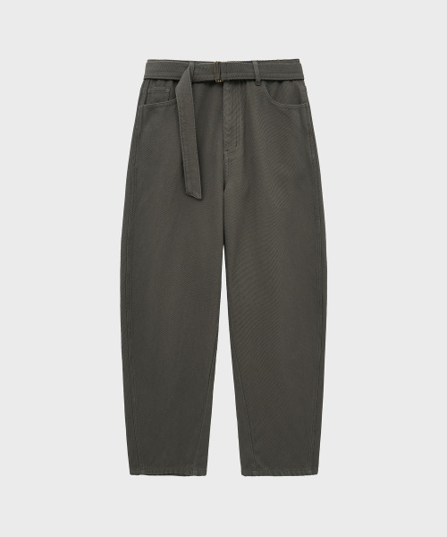 NOIRER(ノイア)の「コットンウィップコードウォッシュドカーブドパンツ(グレー)(その他パンツ・メンズ・その他・48/50/52)」の2枚目の写真