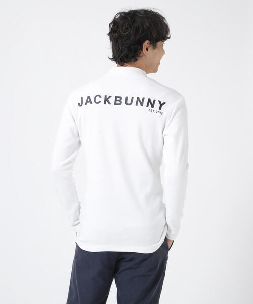 セール】【Jack Bunny!!】A/R天竺長袖モックネックカットソー（Tシャツ