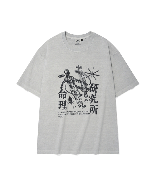 DYSFUNCT(ディスファンクト)の「LAB PIGMENT T-SHIRT(GRAY)(Tシャツ/カットソー・メンズ・その他・MEDIUM/LARGE/X-LARGE/SMALL)」の1枚目の写真