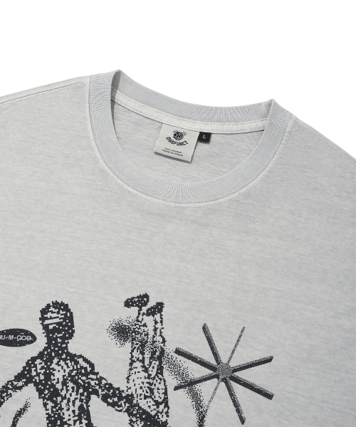 DYSFUNCT(ディスファンクト)の「LAB PIGMENT T-SHIRT(GRAY)(Tシャツ/カットソー・メンズ・その他・MEDIUM/LARGE/X-LARGE/SMALL)」の4枚目の写真