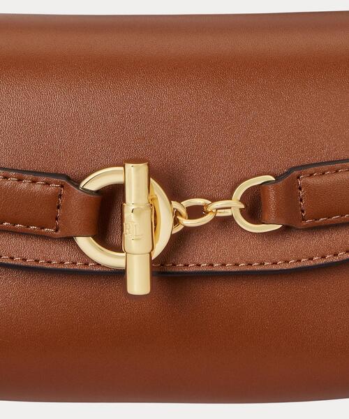 LAUREN RALPH LAUREN(ローレン ラルフ ローレン)の「レザー スモール Blaike クロスボディ バッグ(ショルダーバッグ・レディース・ブラウン・ONE)」の8枚目の写真