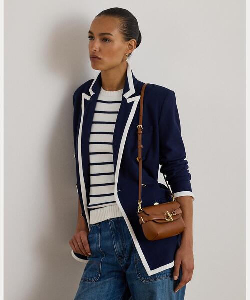 LAUREN RALPH LAUREN(ローレン ラルフ ローレン)の「レザー スモール Blaike クロスボディ バッグ(ショルダーバッグ・レディース・ブラウン・ONE)」の7枚目の写真