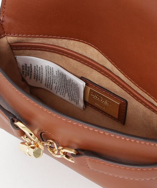 LAUREN RALPH LAUREN(ローレン ラルフ ローレン)の「レザー スモール Blaike クロスボディ バッグ(ショルダーバッグ・レディース・ブラウン・ONE)」の3枚目の写真