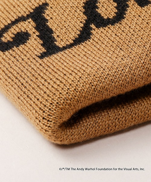 CA4LA(カシラ)の「the PHILOSOPHY OF ANDY WARHOL KNIT CAP(ニットキャップ/ビーニー・メンズ・ブラウン/ブラック・ONESIZE)」の5枚目の写真