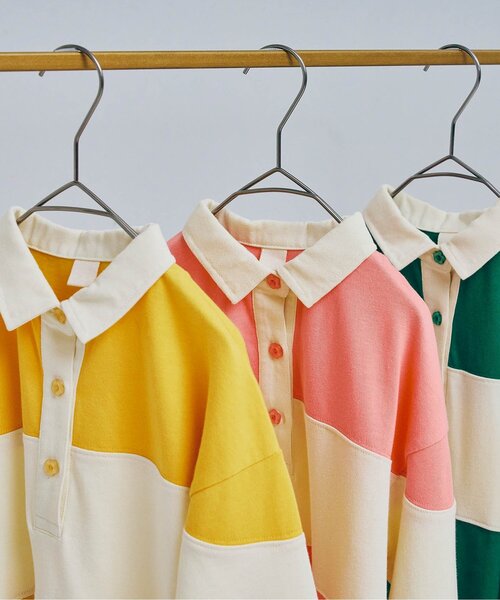 p.premier（ピードットプルミエ）の「春色の切替ラガー裾フリルワンピース_ジュニア対応（ワンピース・キッズ・グリーン/ピンク/イエロー・80/90/100/110/120/130/140）」の15枚目の写真