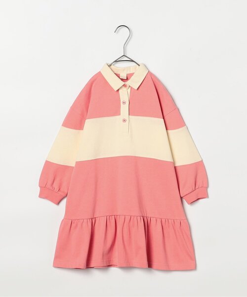 p.premier（ピードットプルミエ）の「春色の切替ラガー裾フリルワンピース_ジュニア対応（ワンピース・キッズ・グリーン/ピンク/イエロー・80/90/100/110/120/130/140）」の20枚目の写真