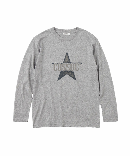 COSO(コソ)の「CCクランクスター ロングスリーブ長袖Tシャツ(GREY)(Tシャツ/カットソー・レディース・グレー・LARGE/MEDIUM)」の1枚目の写真