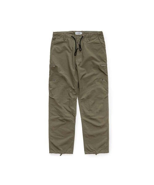 MNW(エムエヌダブリュー)の「ZIP PANTS OLIVE(その他パンツ・メンズ・その他・LARGE/MEDIUM)」の1枚目の写真