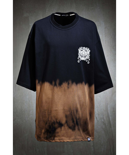 KIRTIMUKHA(キールティムカ)の「アンダーブリーチルーズフィット半袖Tシャツブラック(Tシャツ/カットソー・メンズ・その他・2/3)」の2枚目の写真