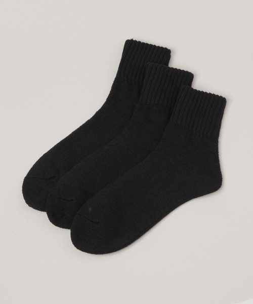 RAGEBLUE（レイジブルー）の「クォーターリブソックス（ソックス/靴下・メンズ・ホワイト/ブラック・FREE）」の2枚目の写真