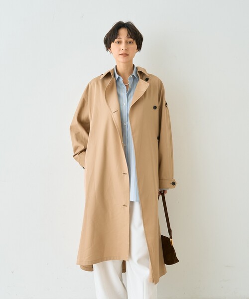Rouge vif（ルージュヴィフ）の「【2サイズ展開】撥水NEWロングトレンチコート（トレンチコート・レディース・ベージュ・38/36）」の2枚目の写真