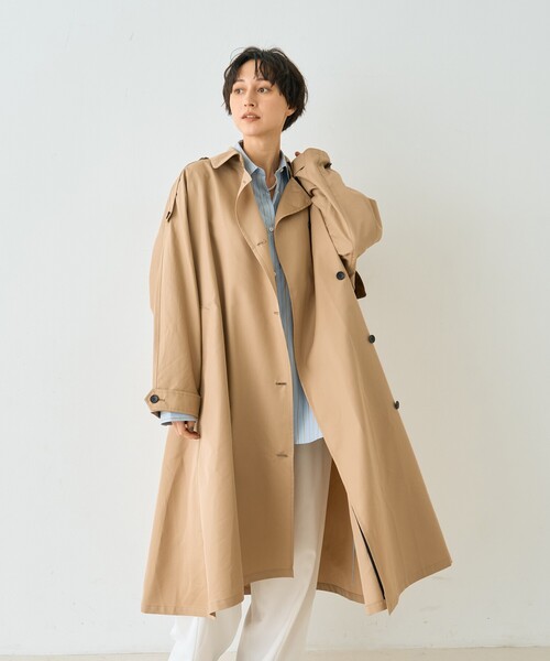 Rouge vif（ルージュヴィフ）の「【2サイズ展開】撥水NEWロングトレンチコート（トレンチコート・レディース・ベージュ・38/36）」の5枚目の写真