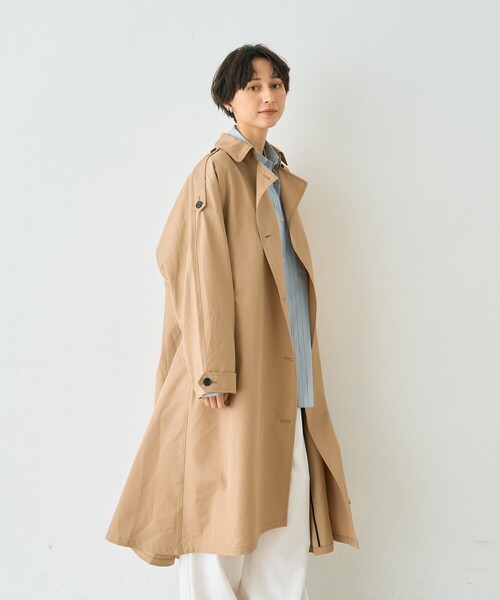 Rouge vif（ルージュヴィフ）の「【2サイズ展開】撥水NEWロングトレンチコート（トレンチコート・レディース・ベージュ・38/36）」の6枚目の写真