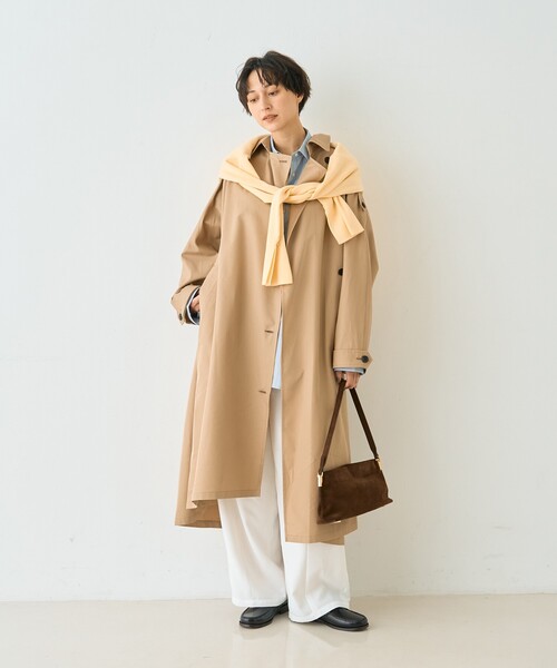 Rouge vif（ルージュヴィフ）の「【2サイズ展開】撥水NEWロングトレンチコート（トレンチコート・レディース・ベージュ・38/36）」の10枚目の写真
