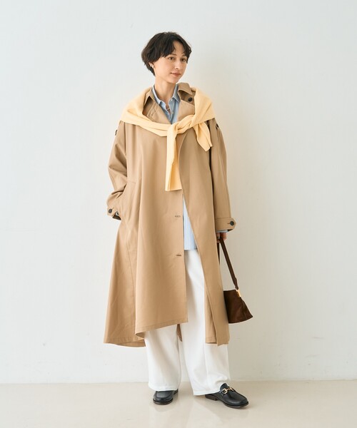 Rouge vif（ルージュヴィフ）の「【2サイズ展開】撥水NEWロングトレンチコート（トレンチコート・レディース・ベージュ・38/36）」の12枚目の写真