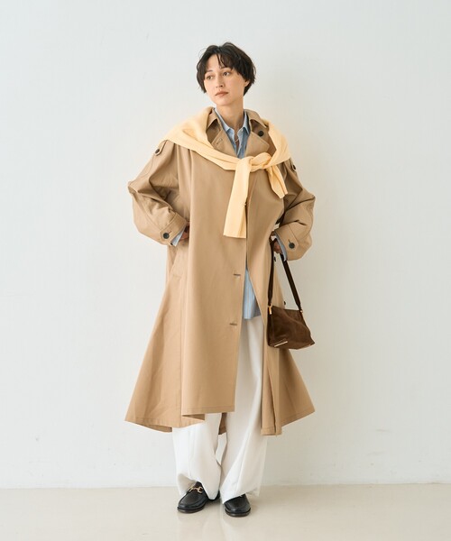Rouge vif（ルージュヴィフ）の「【2サイズ展開】撥水NEWロングトレンチコート（トレンチコート・レディース・ベージュ・38/36）」の13枚目の写真