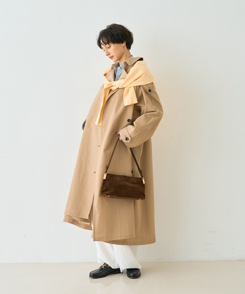 Rouge vif（ルージュヴィフ）の「【2サイズ展開】撥水NEWロングトレンチコート（トレンチコート・レディース・ベージュ・38/36）」の14枚目の写真