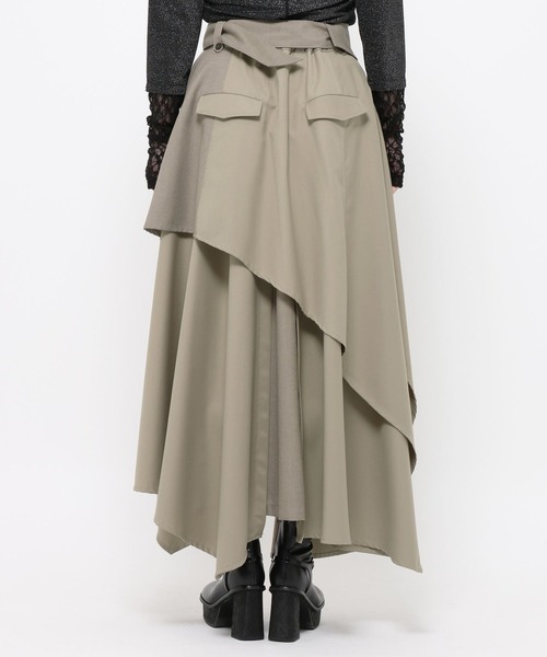 HARE（ハレ）の「サイコウチクトレンチスカート(HARE)（スカート・レディース・ベージュ/ブラック・FREE）」の22枚目の写真