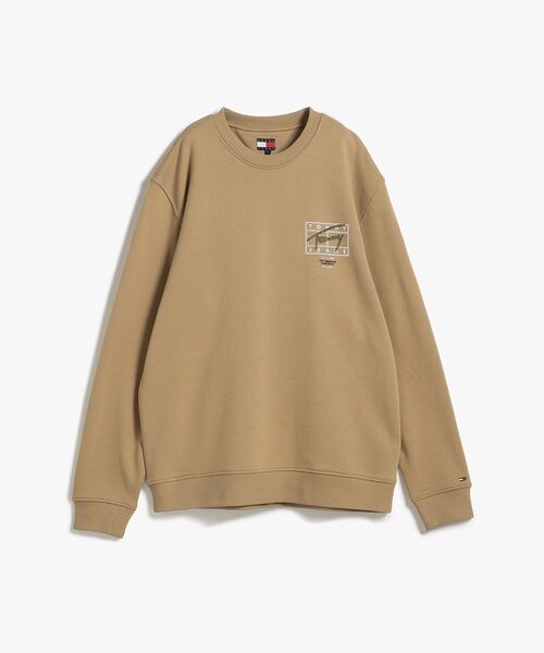 tommy jeans(トミー ジーンズ)の「レギュラーエントリープレイクルーネックスウェットシャツ(スウェット・メンズ・ブラウン/マルチ・X-LARGE/MEDIUM/LARGE/SMALL)」の11枚目の写真