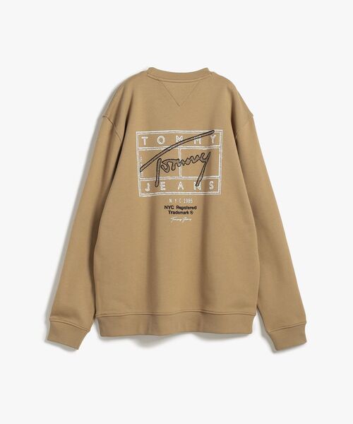 tommy jeans(トミー ジーンズ)の「レギュラーエントリープレイクルーネックスウェットシャツ(スウェット・メンズ・ブラウン/マルチ・X-LARGE/MEDIUM/LARGE/SMALL)」の12枚目の写真