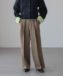 LOWRYS FARM | メランジツイルワイドパンツ　589177(デニムパンツ)