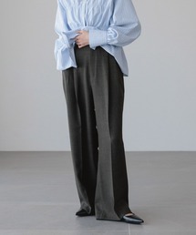 LOWRYS FARM | メランジツイルワイドパンツ　589177(デニムパンツ)