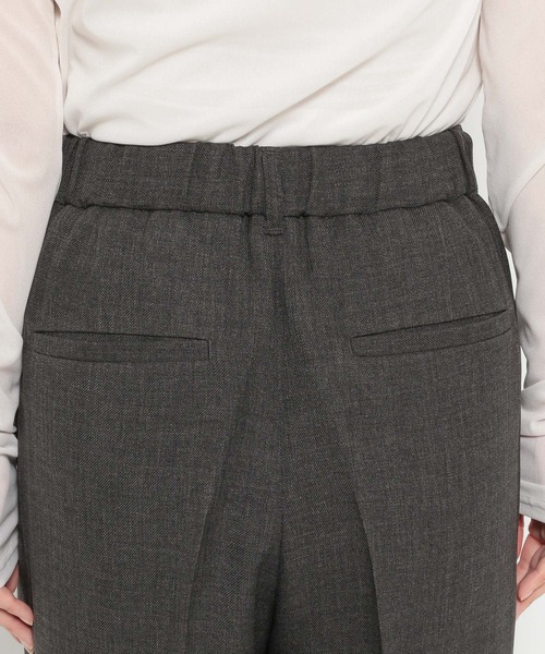 LOWRYS FARM（ローリーズファーム）の「メランジツイルワイドパンツ　589177（デニムパンツ・レディース・グレー/チャコールグレー/ブラウン/ネイビー・SMALL/MEDIUM/LARGE）」の11枚目の写真