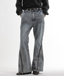 HARE（ハレ）の「カーブZIPデニムパンツ(HARE)（デニムパンツ）」