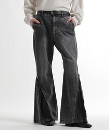 HARE | カーブZIPデニムパンツ(HARE)(デニムパンツ)