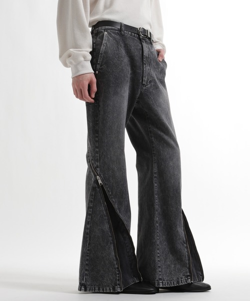 HARE（ハレ）の「カーブZIPデニムパンツ(HARE)（デニムパンツ・メンズ・ブラック/パープル系その他・SMALL/MEDIUM）」の8枚目の写真