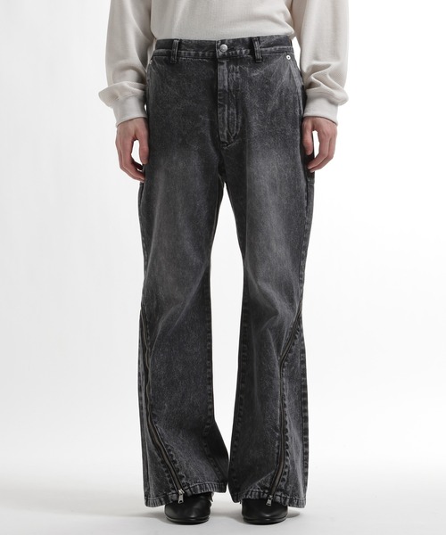 HARE（ハレ）の「カーブZIPデニムパンツ(HARE)（デニムパンツ・メンズ・ブラック/パープル系その他・SMALL/MEDIUM）」の11枚目の写真