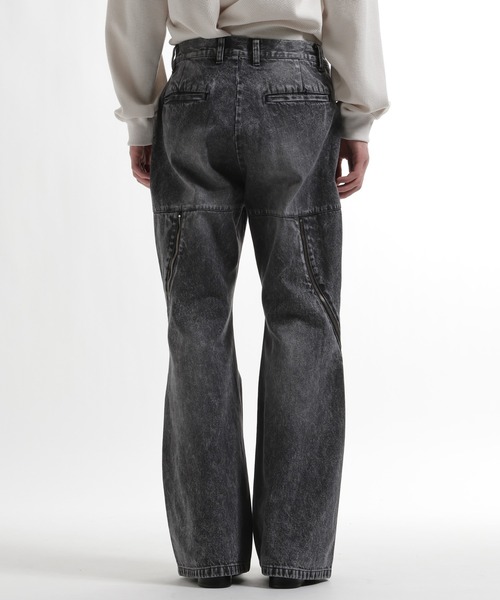 HARE（ハレ）の「カーブZIPデニムパンツ(HARE)（デニムパンツ・メンズ・ブラック/パープル系その他・SMALL/MEDIUM）」の13枚目の写真