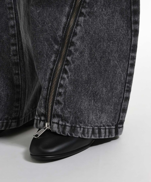 HARE（ハレ）の「カーブZIPデニムパンツ(HARE)（デニムパンツ・メンズ・ブラック/パープル系その他・SMALL/MEDIUM）」の18枚目の写真