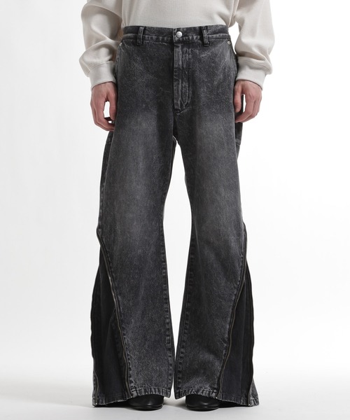 HARE（ハレ）の「カーブZIPデニムパンツ(HARE)（デニムパンツ・メンズ・ブラック/パープル系その他・SMALL/MEDIUM）」の19枚目の写真