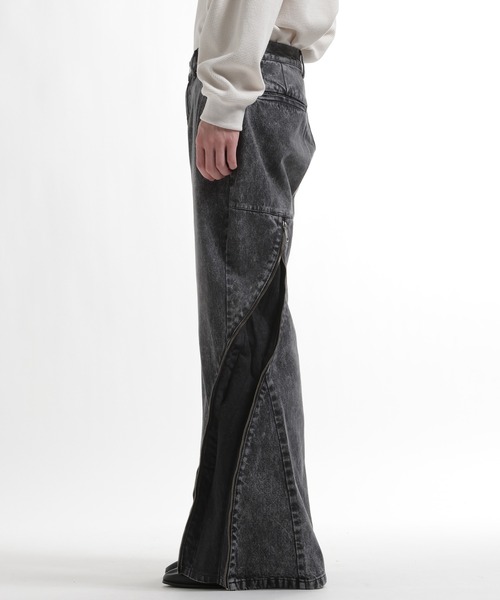 HARE（ハレ）の「カーブZIPデニムパンツ(HARE)（デニムパンツ・メンズ・ブラック/パープル系その他・SMALL/MEDIUM）」の20枚目の写真