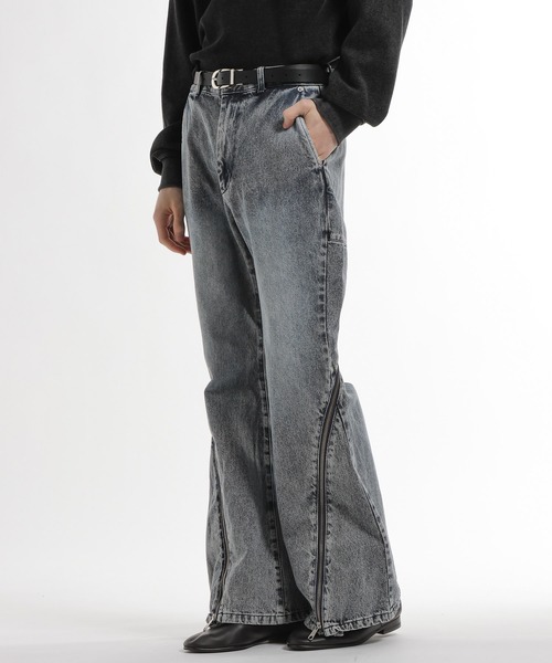 カーブZIPデニムパンツ(HARE)（デニムパンツ）｜HARE（ハレ）の