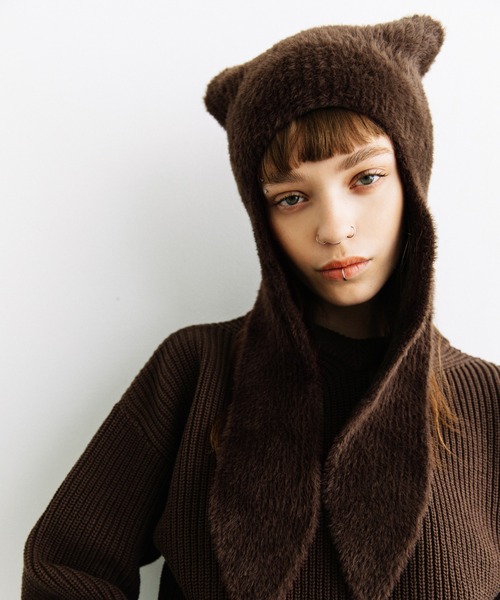 猫耳ニット帽（ニットキャップ/ビーニー）｜WCJ（ダブルシージェイ）の