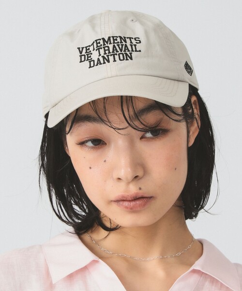 DANTON（ダントン）の「DANTON / 6パネル ロゴ キャップ（キャップ・レディース・ブラウン/ライトグレー/ブラック・ONE SIZE）」の4枚目の写真