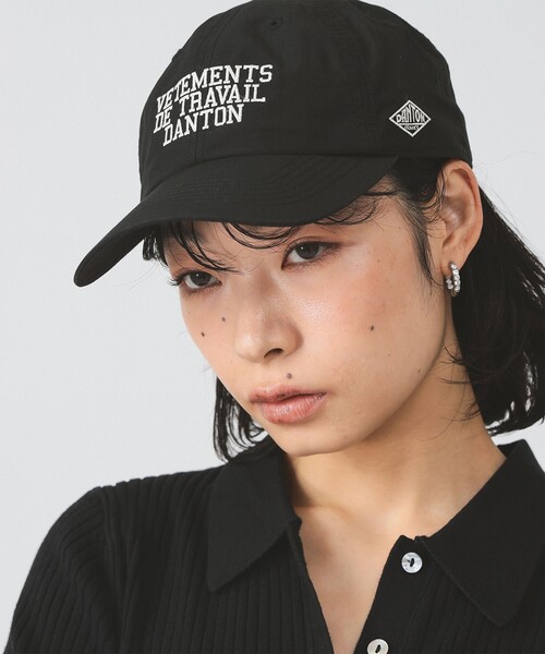 DANTON（ダントン）の「DANTON / 6パネル ロゴ キャップ（キャップ・レディース・ブラウン/ライトグレー/ブラック・ONE SIZE）」の5枚目の写真