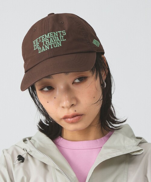 DANTON（ダントン）の「DANTON / 6パネル ロゴ キャップ（キャップ・レディース・ブラウン/ライトグレー/ブラック・ONE SIZE）」の6枚目の写真