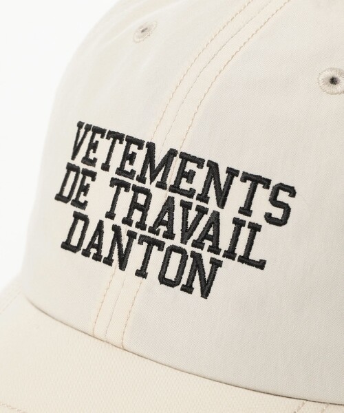 DANTON（ダントン）の「DANTON / 6パネル ロゴ キャップ（キャップ・レディース・ブラウン/ライトグレー/ブラック・ONE SIZE）」の8枚目の写真