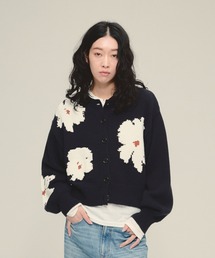 eL | 【eL】5G Flower Jacquard Cardigan/641224(カーディガン/ボレロ)