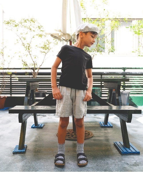 FITH(フィス)の「Patchwork Shorts(その他パンツ・キッズ・ブルー・135/145)」の1枚目の写真